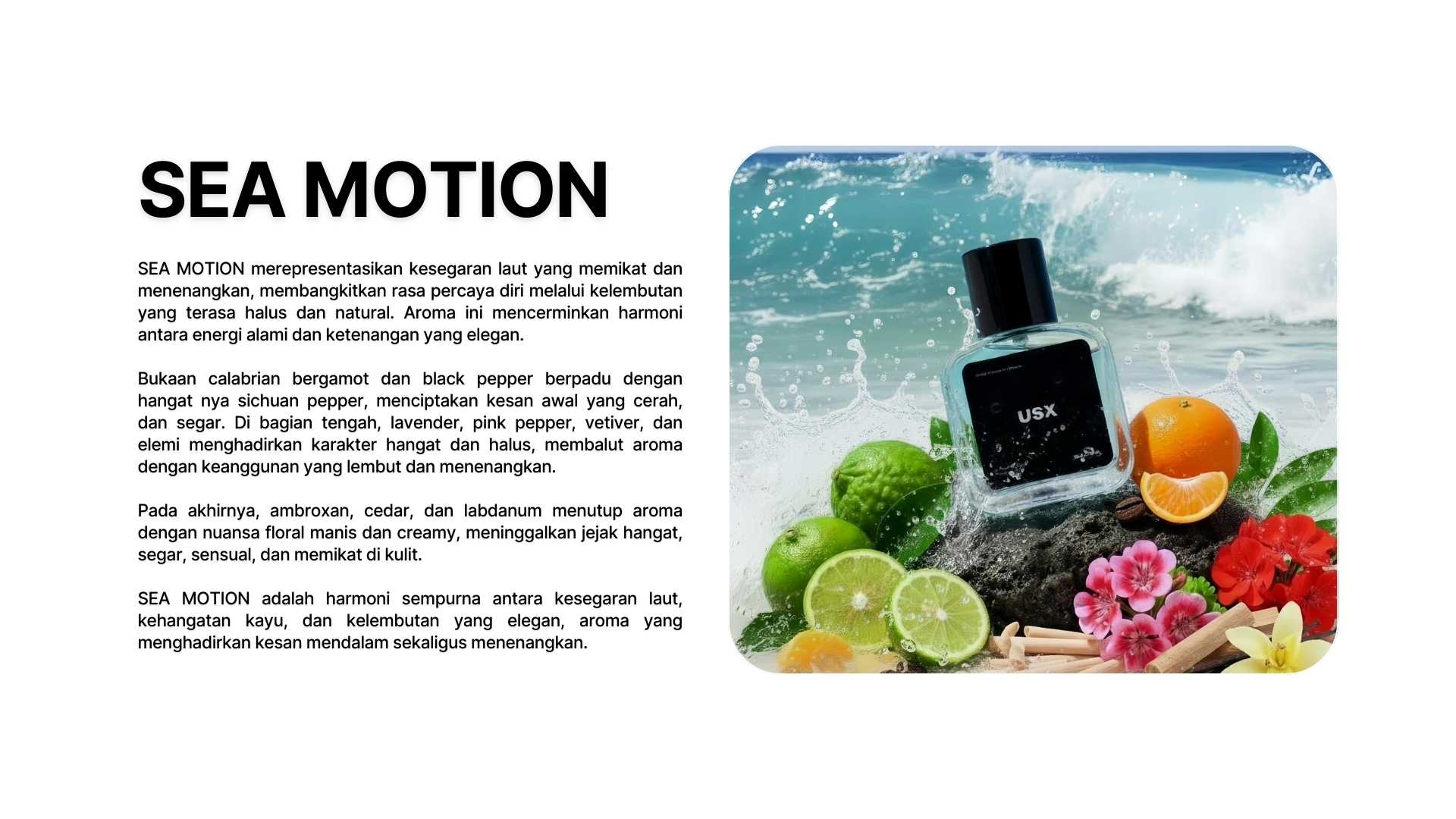 USX FRAGRANCE Sea Motion