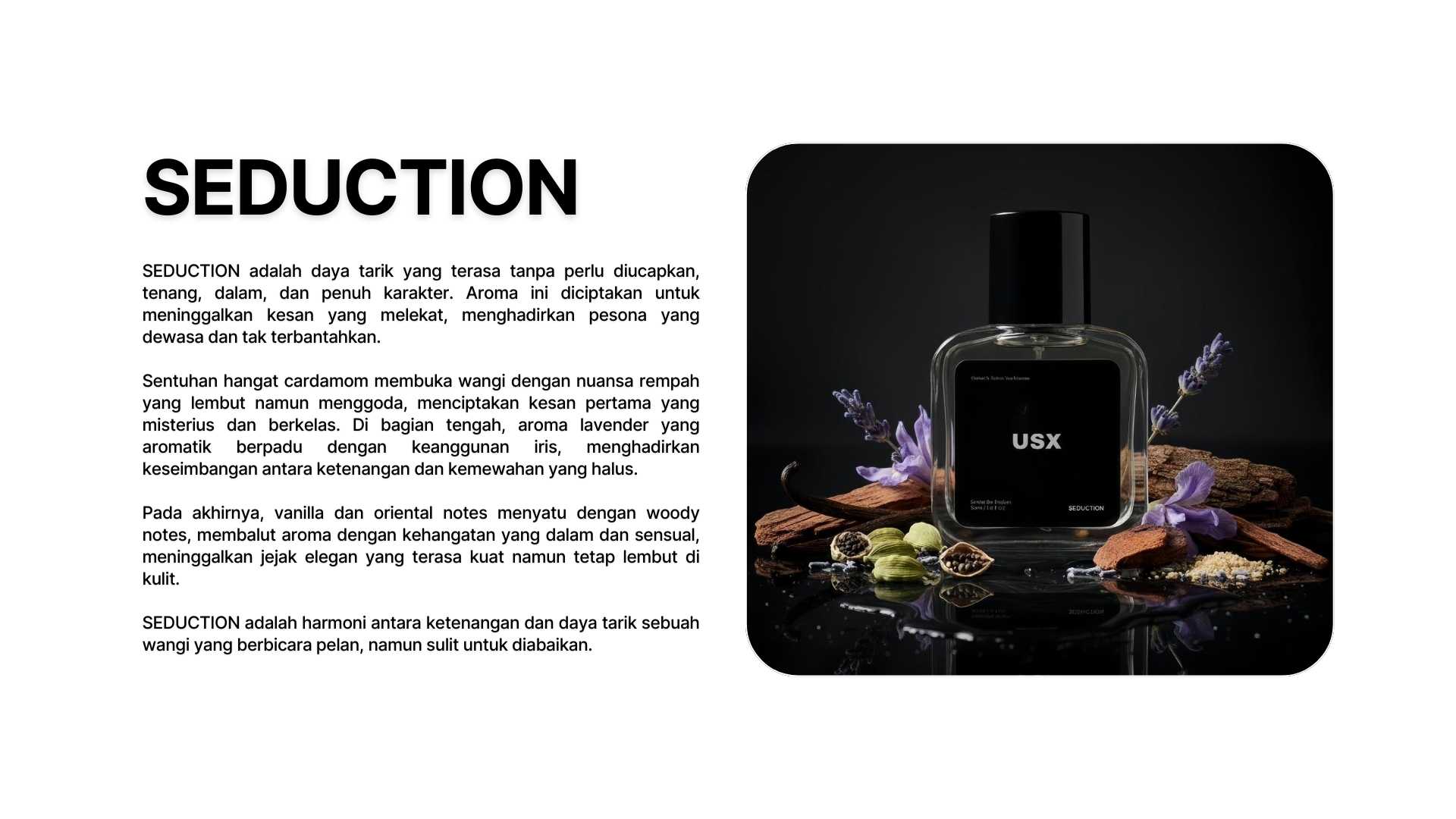 USX FRAGRANCE Seduction