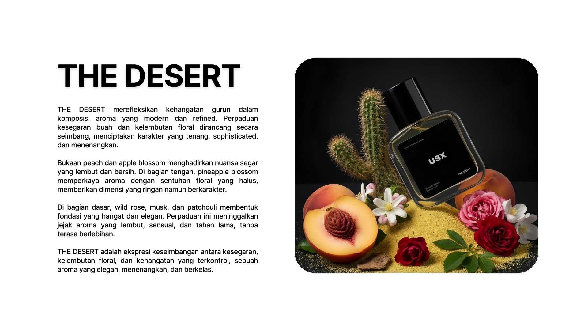 USX FRAGRANCE The Desert